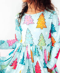 Mila & Rose - Long Sleeve Pocket Twirl Dress