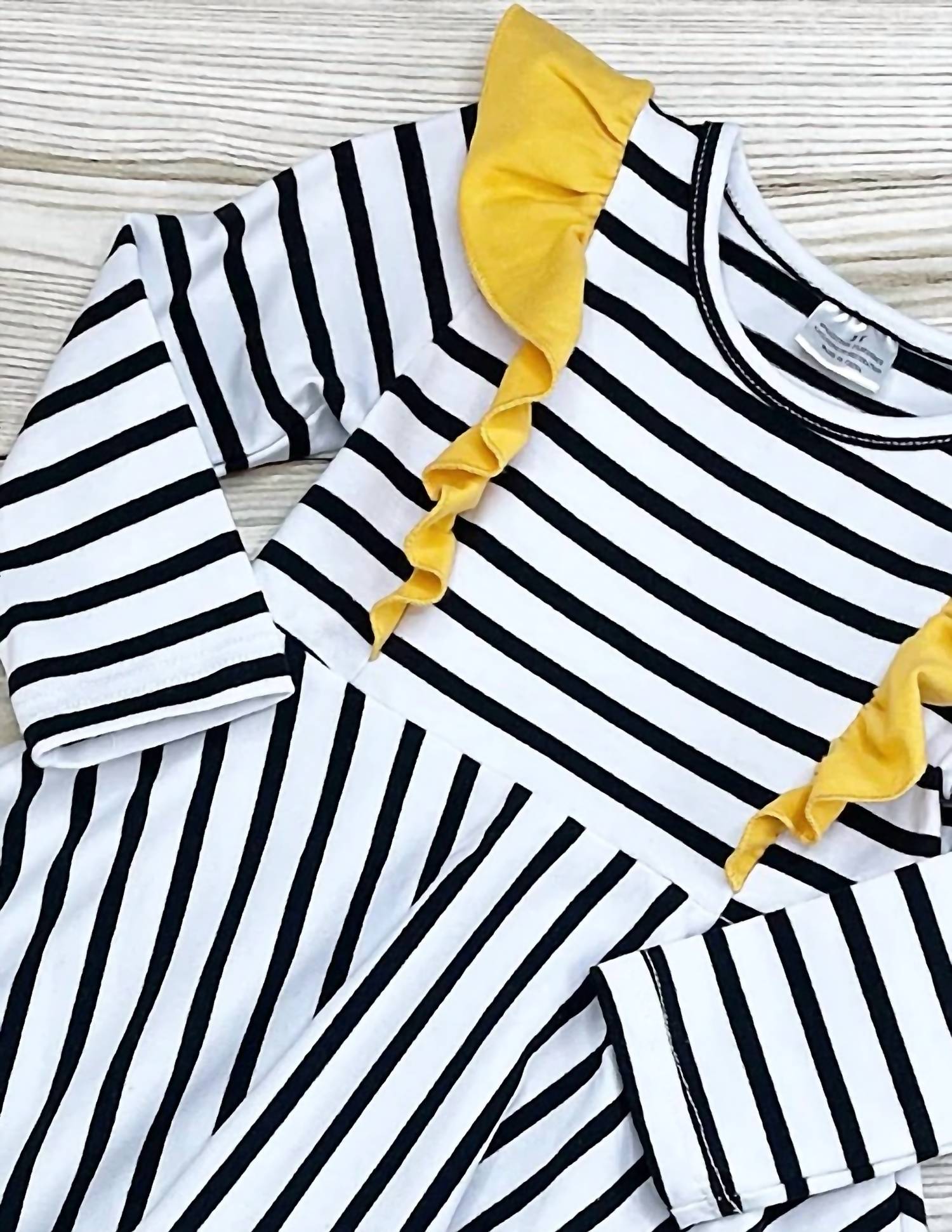 Okie + Lou - Girls Simple Stripe Dress