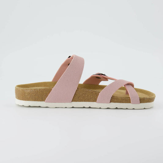 Cushionaire - Women's Luna Cork Footbed Sandals
