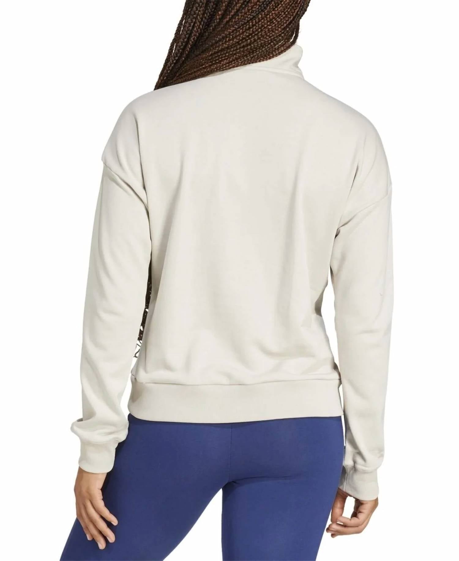 Adidas - French Terry Quarter Zip Pullover Sweatshirt