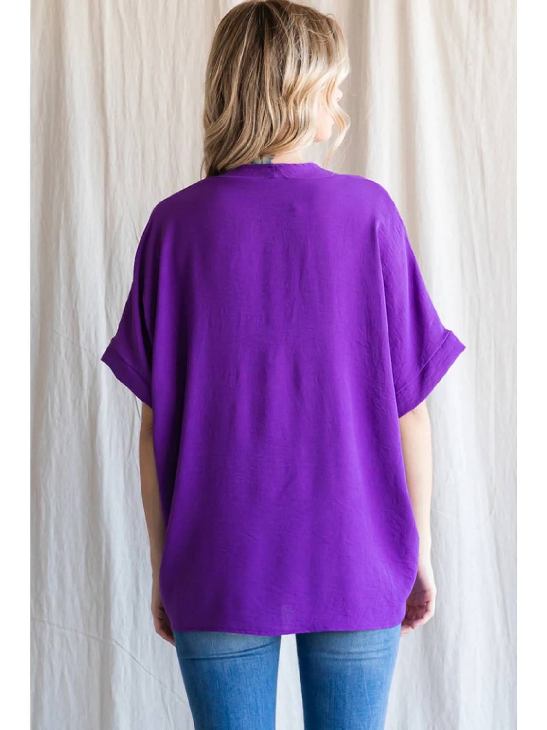 Jodifl - V-neck Shift Top