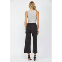 Mica Denim - Chromatic High Rise Wide Crop Jeans