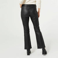 Coco + Carmen - OMG Zoey Zip Bootcut Faux Leather Pant With Front Slit