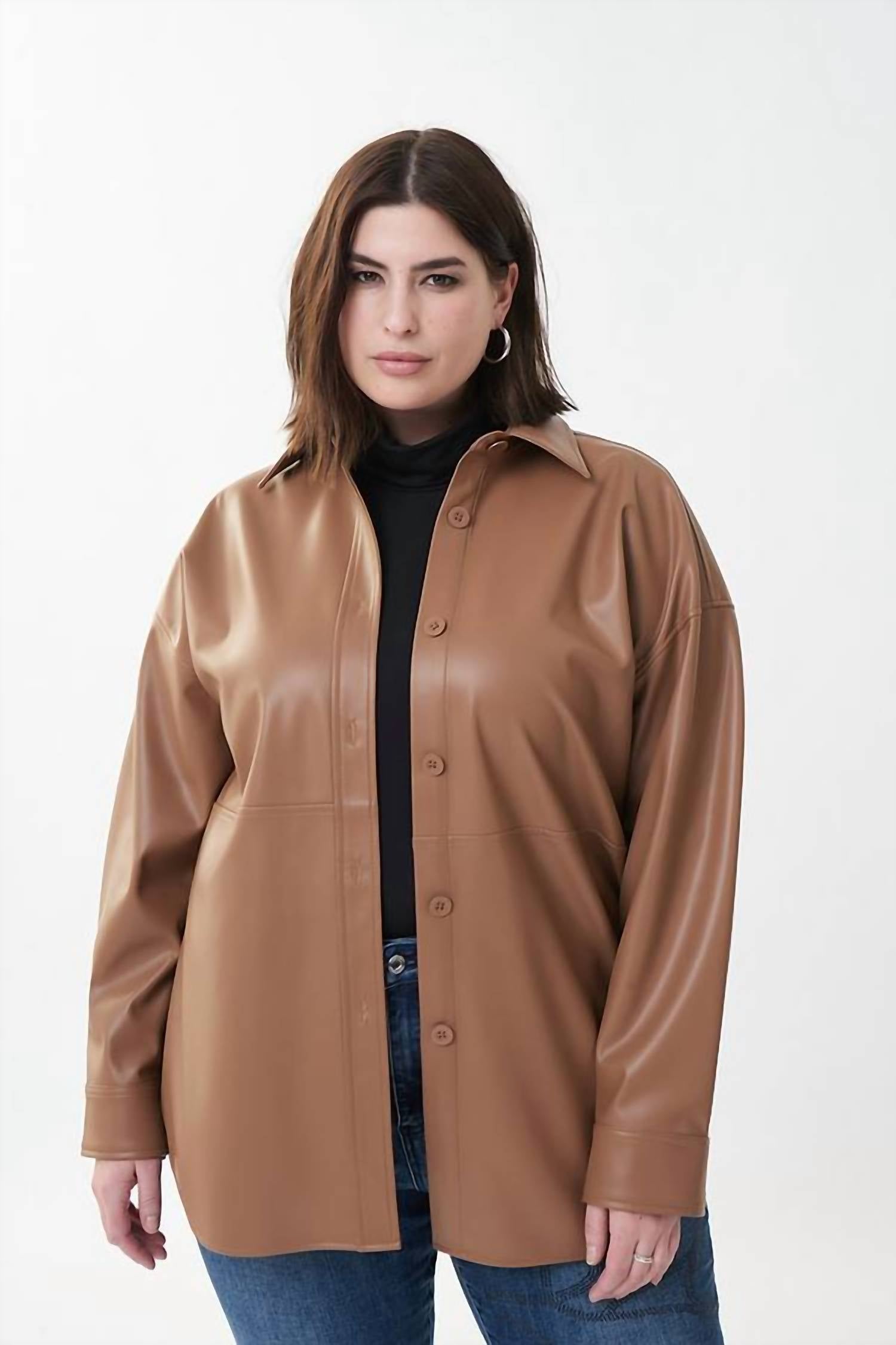 Joseph Ribkoff - Nell Leatherette Shirt
