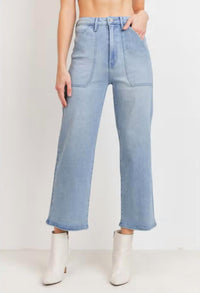Just Black Denim - Cargo Wide Leg Jeans