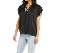 Karen Kane - Bethany Flutter Sleeve Top