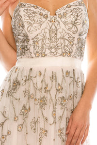 Aidan Mattox - Sleeveless Embellished Evening Dress