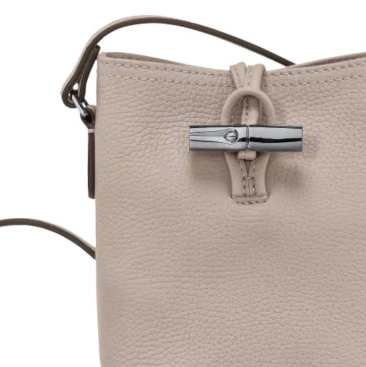 Longchamp - Pre Loved Le Roseau Essential Bucket XS Crossbody Bag