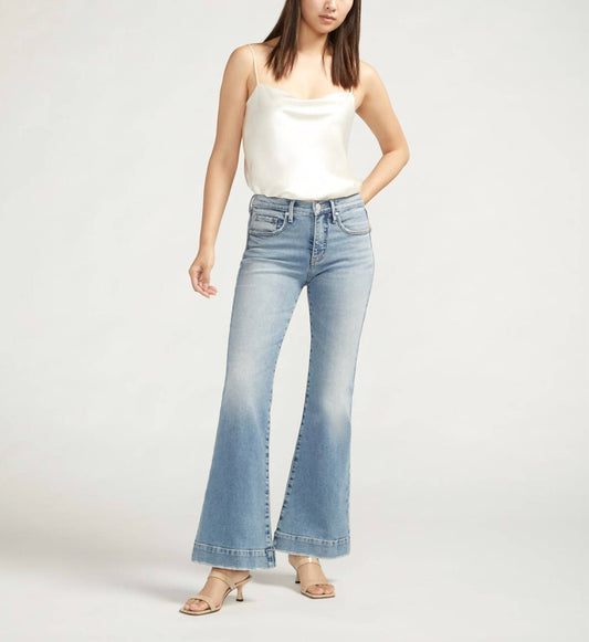 Jag - Kait Mid Rise Flare Leg Jean