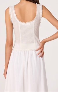 Astr - Carine Eyelet Lace Bustier Top