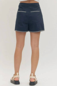 Entro - Contrast Stitch Shorts