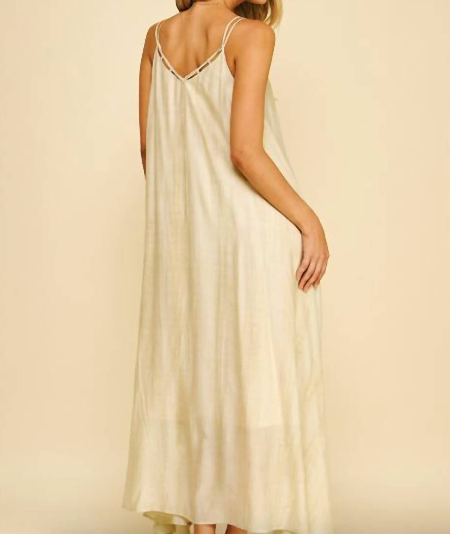 Pinch - Textured Woven Maxi Dress