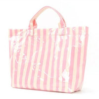 Josslyn By Wall To Wall - Women's Striped Vinyl Tote Bag
