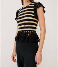 Rails - Coen Crochet Knit Top