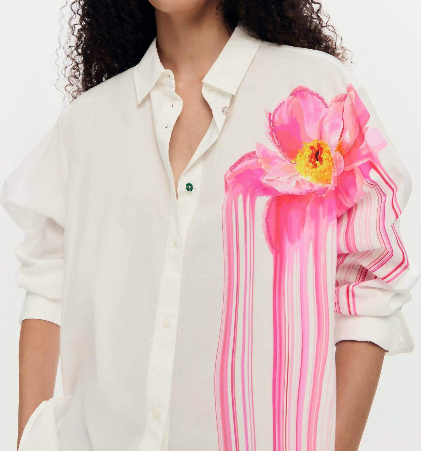 Desigual - Gloss Flower Shirt