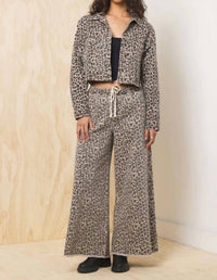 Vintage Havana - Stretch Denim Wide Leg Pants