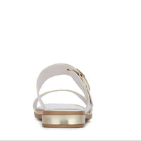 Andrea Women's Double-strap Sandal in white - women's sandal - alternate view