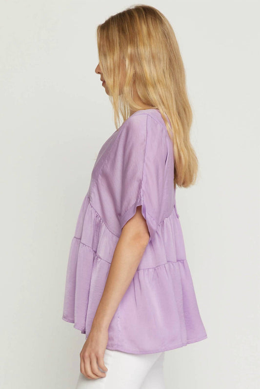 Entro - Double V Tiered Top - Plus