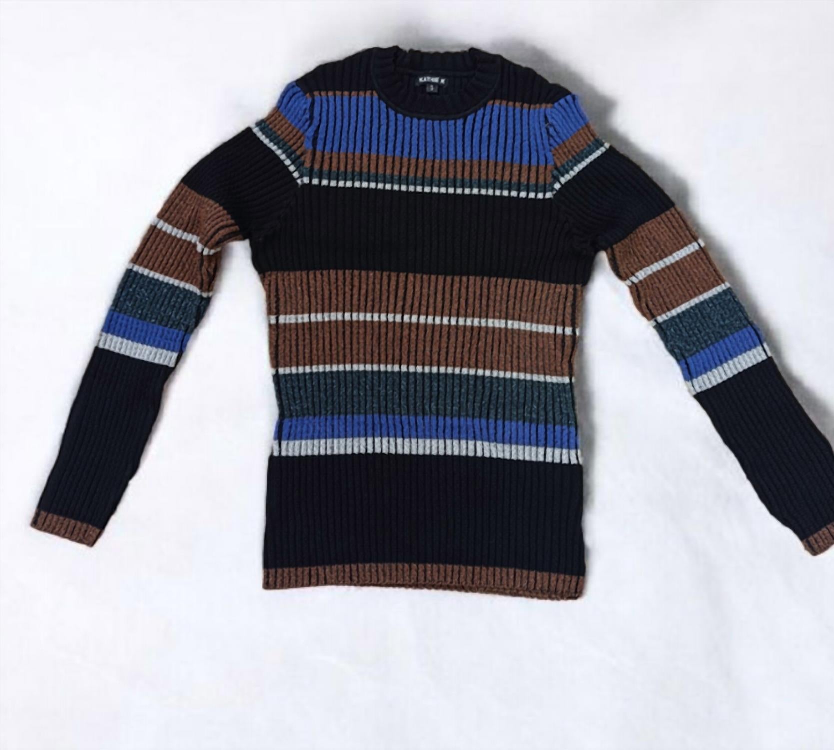 Kathie K - Women's Textured Knit Sweater