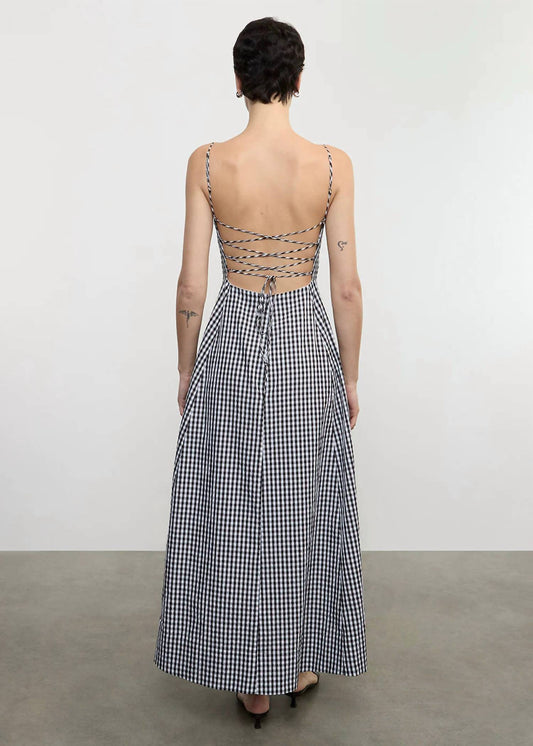 Enza Costa - Textured Gingham Dress