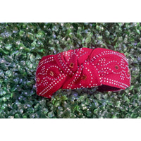 Pink Panache - Rhinestone Bandana Top Knot Headband