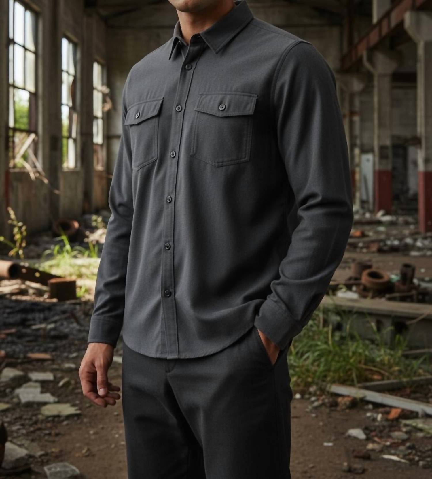 Roosters Supply Company - Tazi Micro Corduroy Shirt