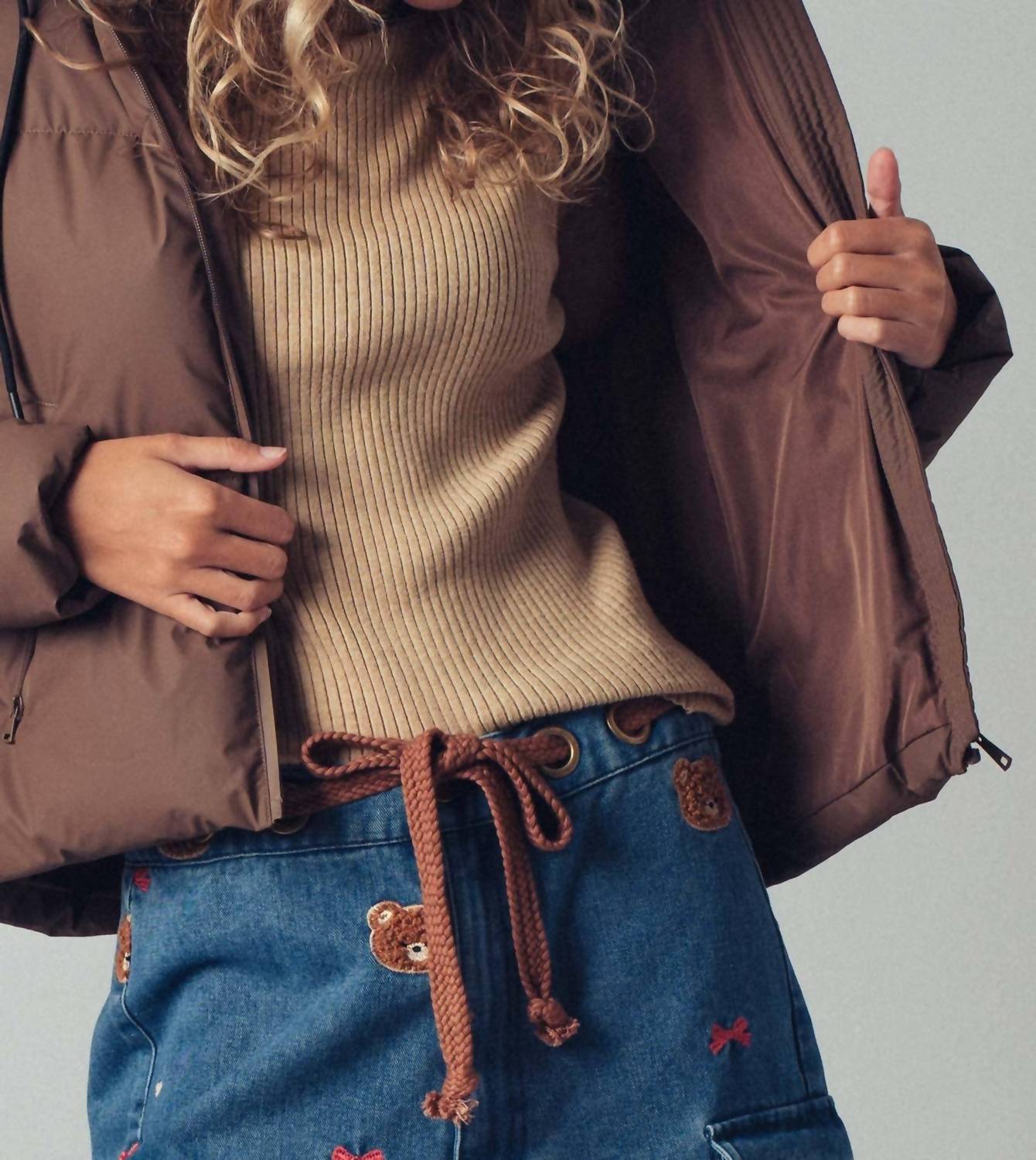 Urban Daizy - Women's Cozy Hooded Puffer Jacket