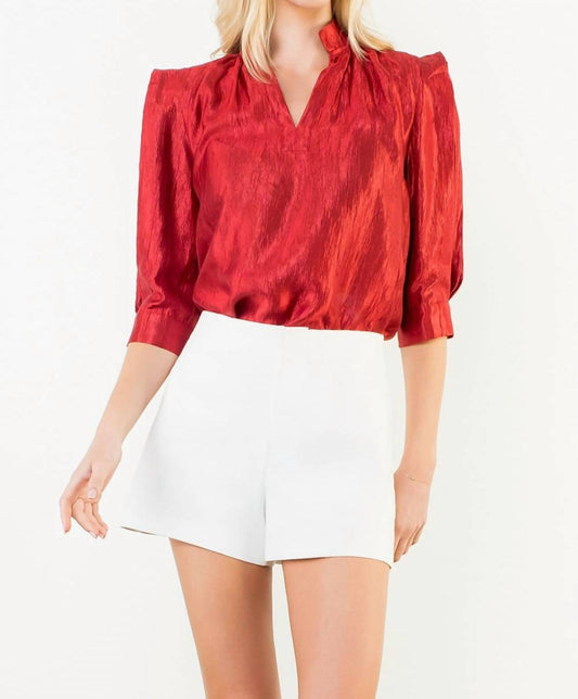 Thml - Short Sleeve V-neck Top