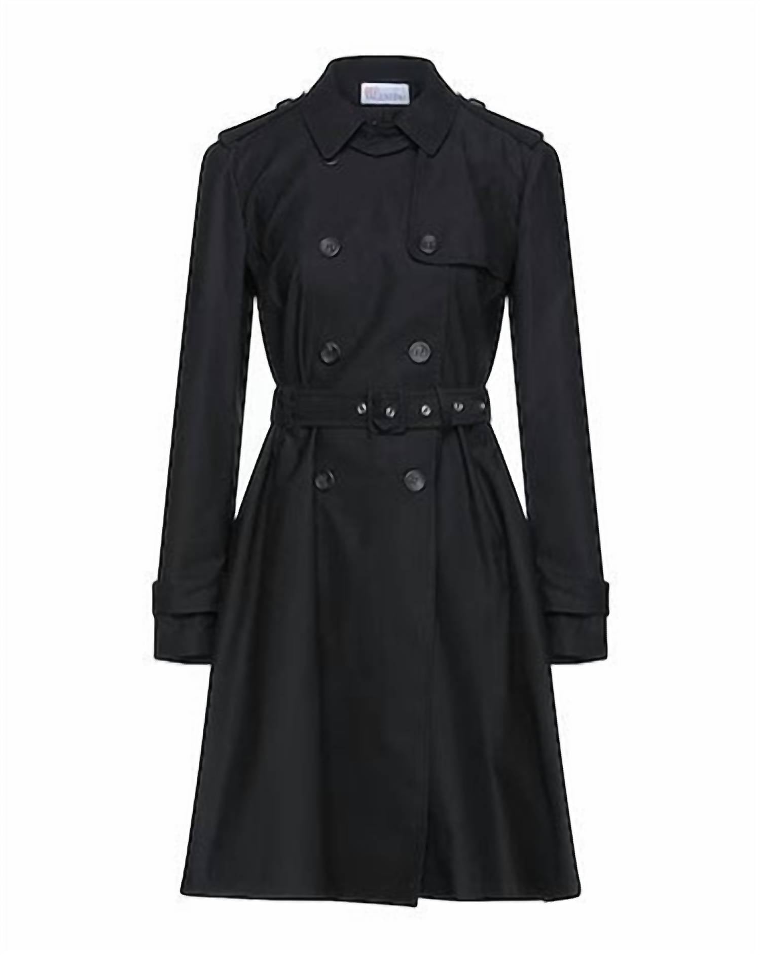Red Valentino - Women's Double Breasted Long Peacoat