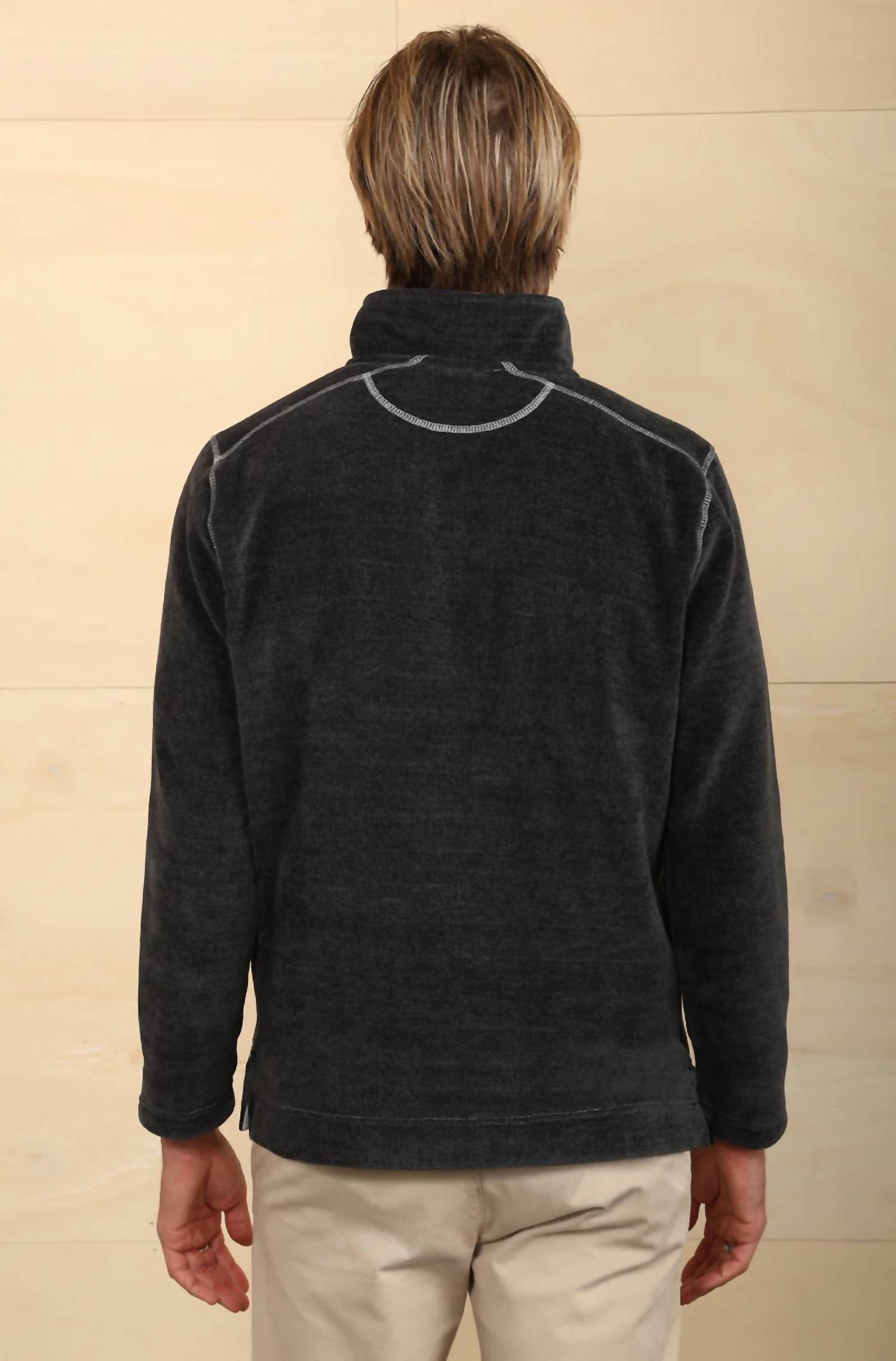True Grit - Apres Lux Chenille & Sherpa 1/4 Zip Pullover