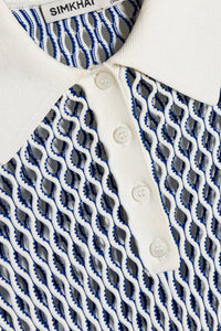 Jonathan Simkhai - Petra Knit Polo Top