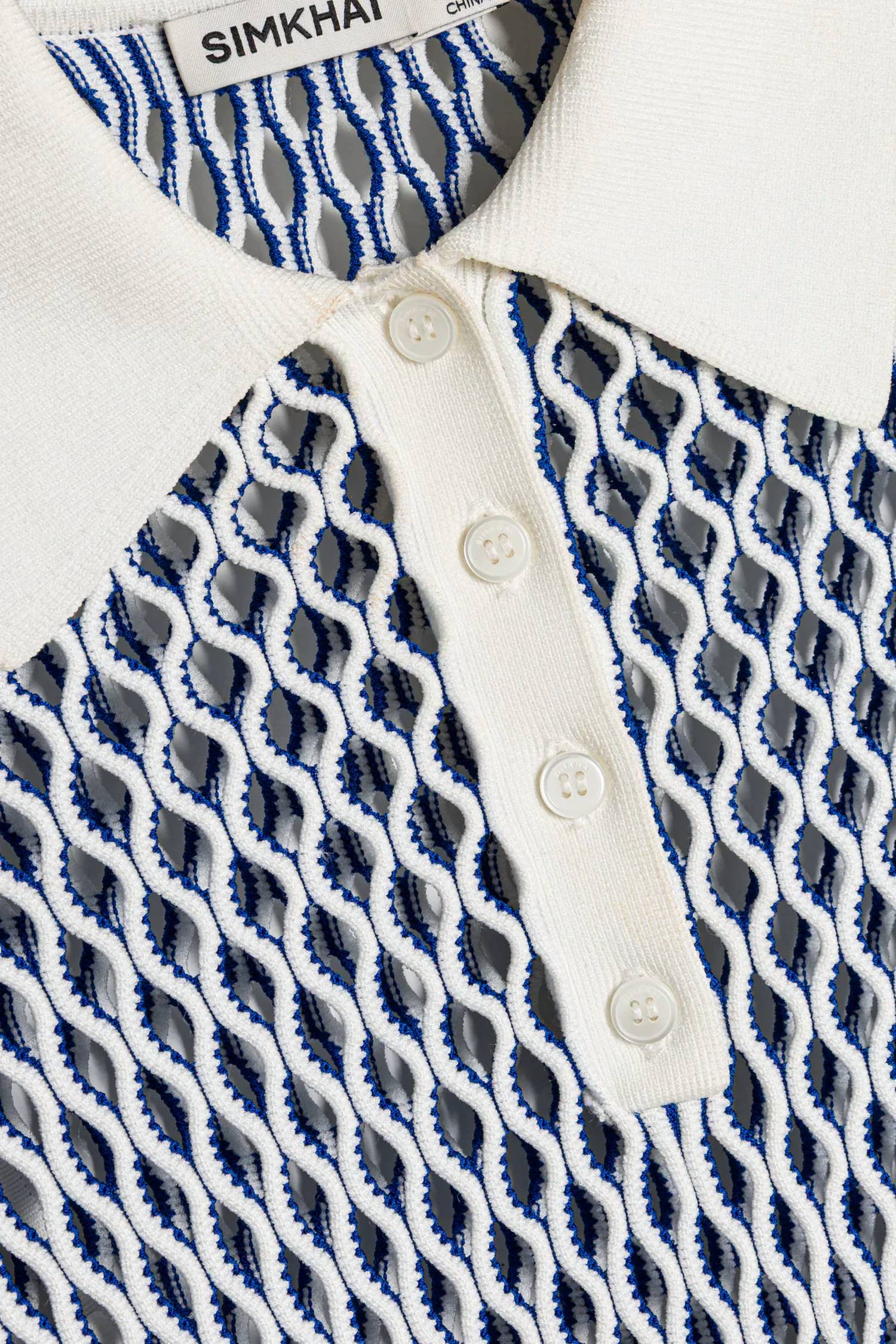 Jonathan Simkhai - Petra Knit Polo Top