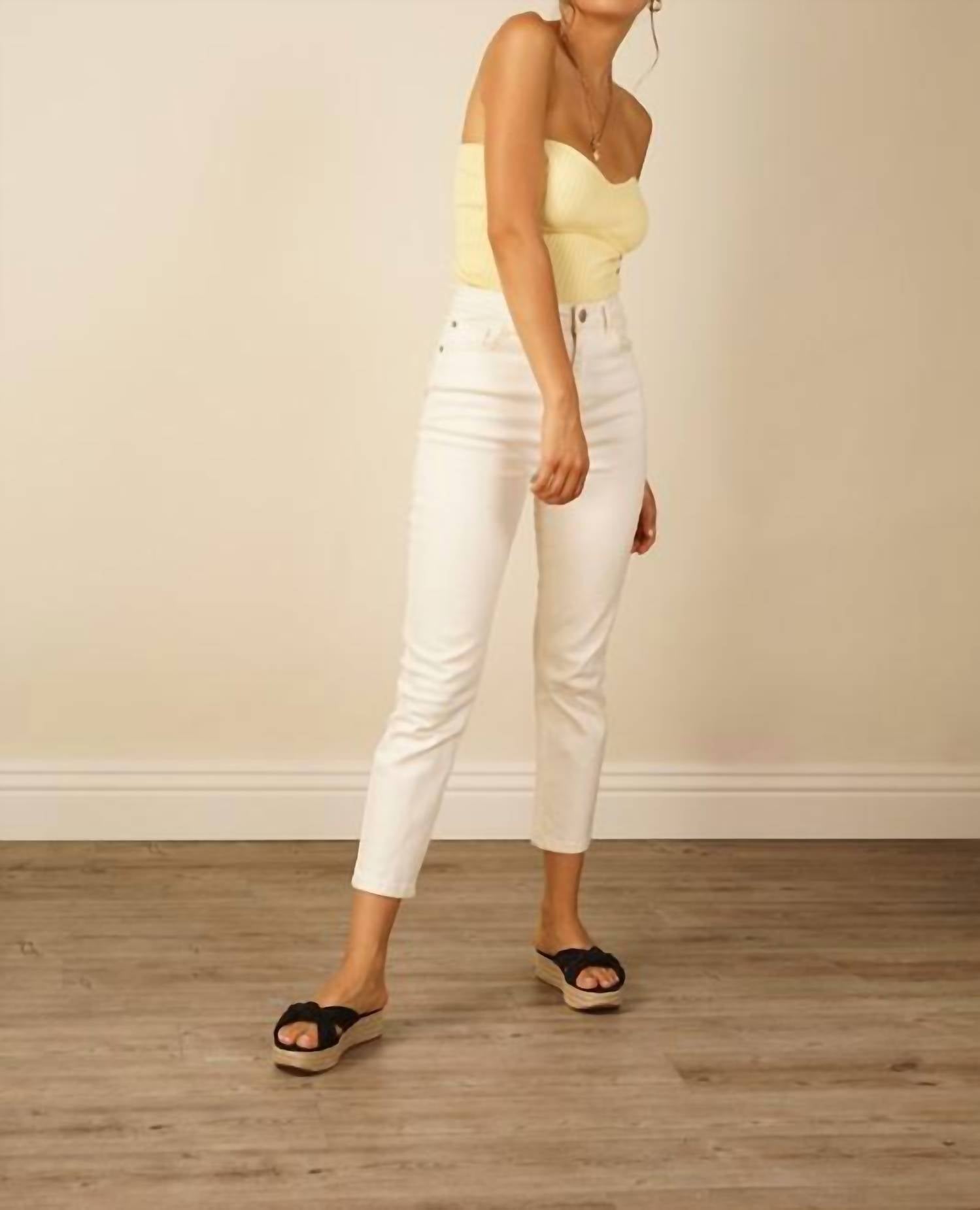 Line And Dot - Lorina Strapless Knit Tube Top