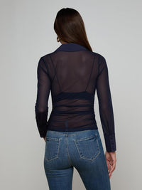 L'Agence - Isola Mesh Blouse