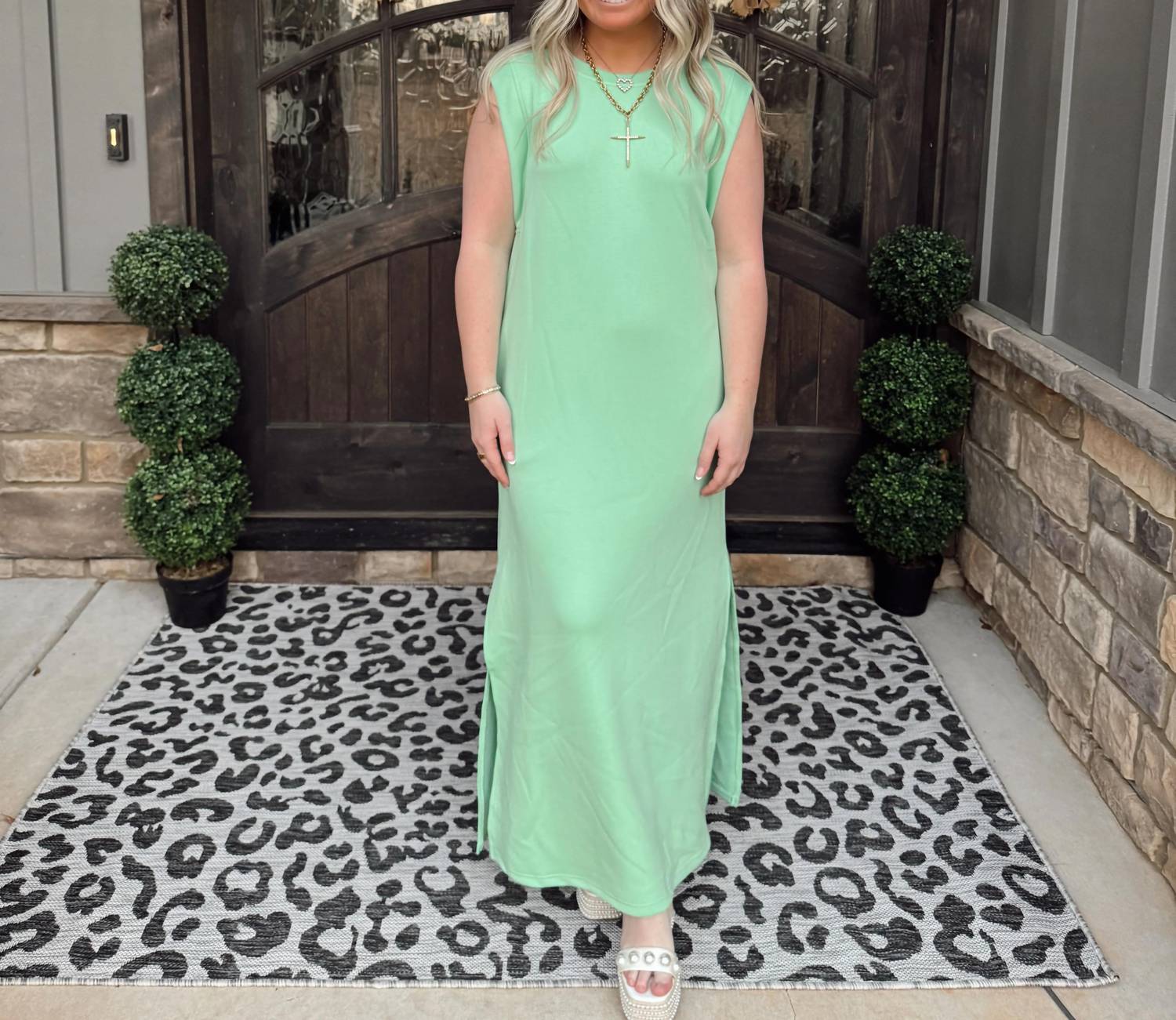 Entro - Jersey Knit Midi Dress