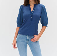 Six/Fifty - Marina Mixed Media Top