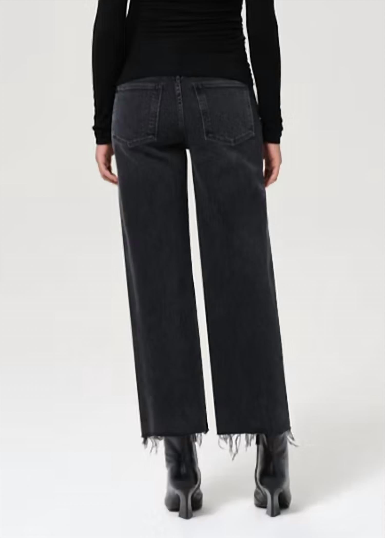 AGOLDE Women's Harper Straight Jean in radius - women's jeans - detail view