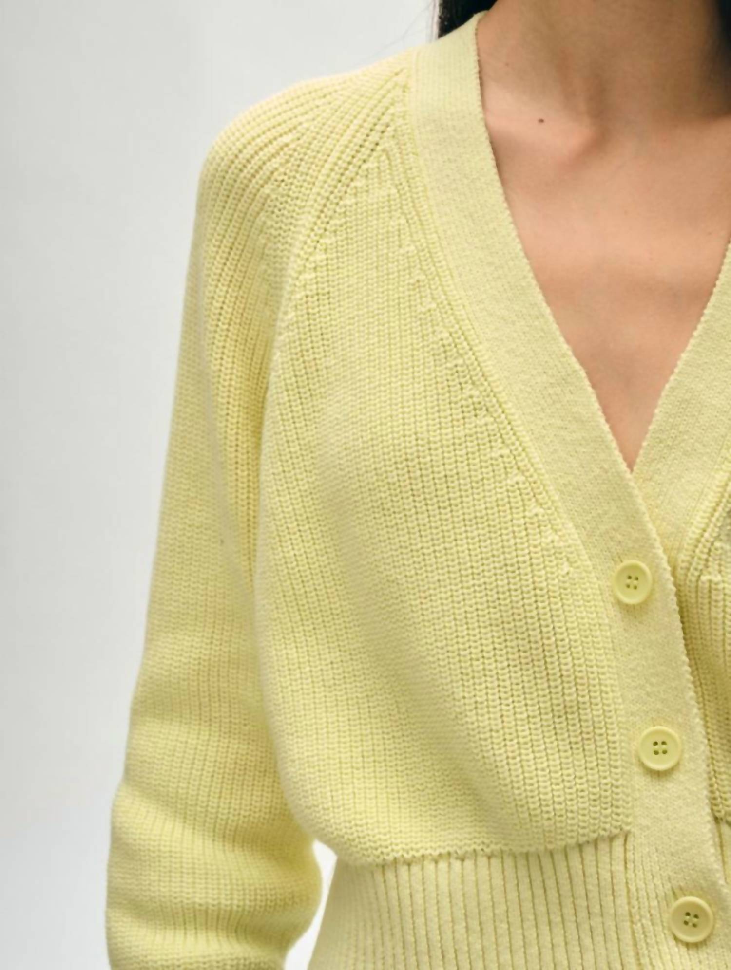 White + Warren - Organic Ribbed Cardigan