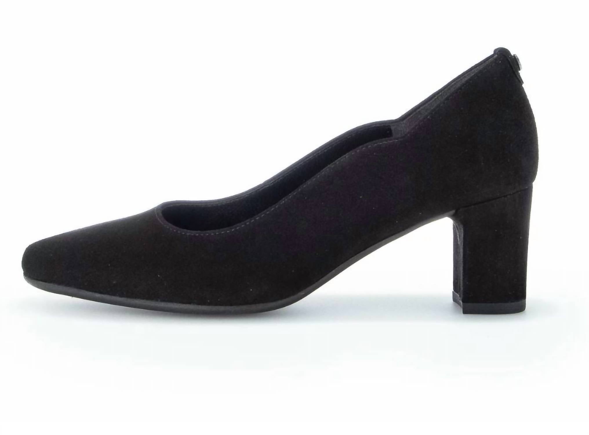 Gabor - Women's Scalloped Suede Heel