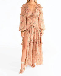 Buddylove - Pia Long Sleeve Maxi Dress