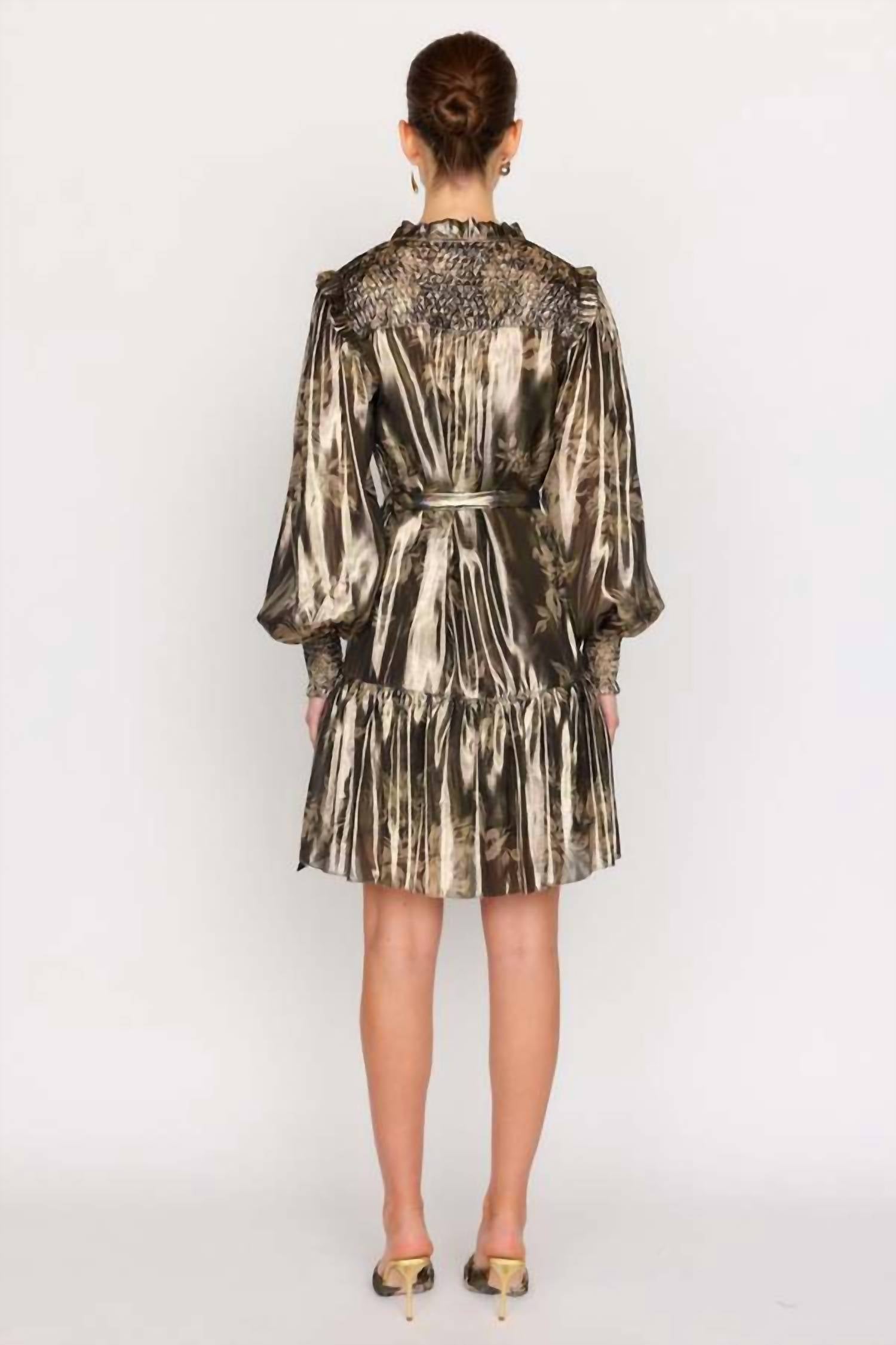 Christy Lynn - Rine Metallic Dress