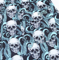 Eight X - Kraken Skulls Print Swim Trunks