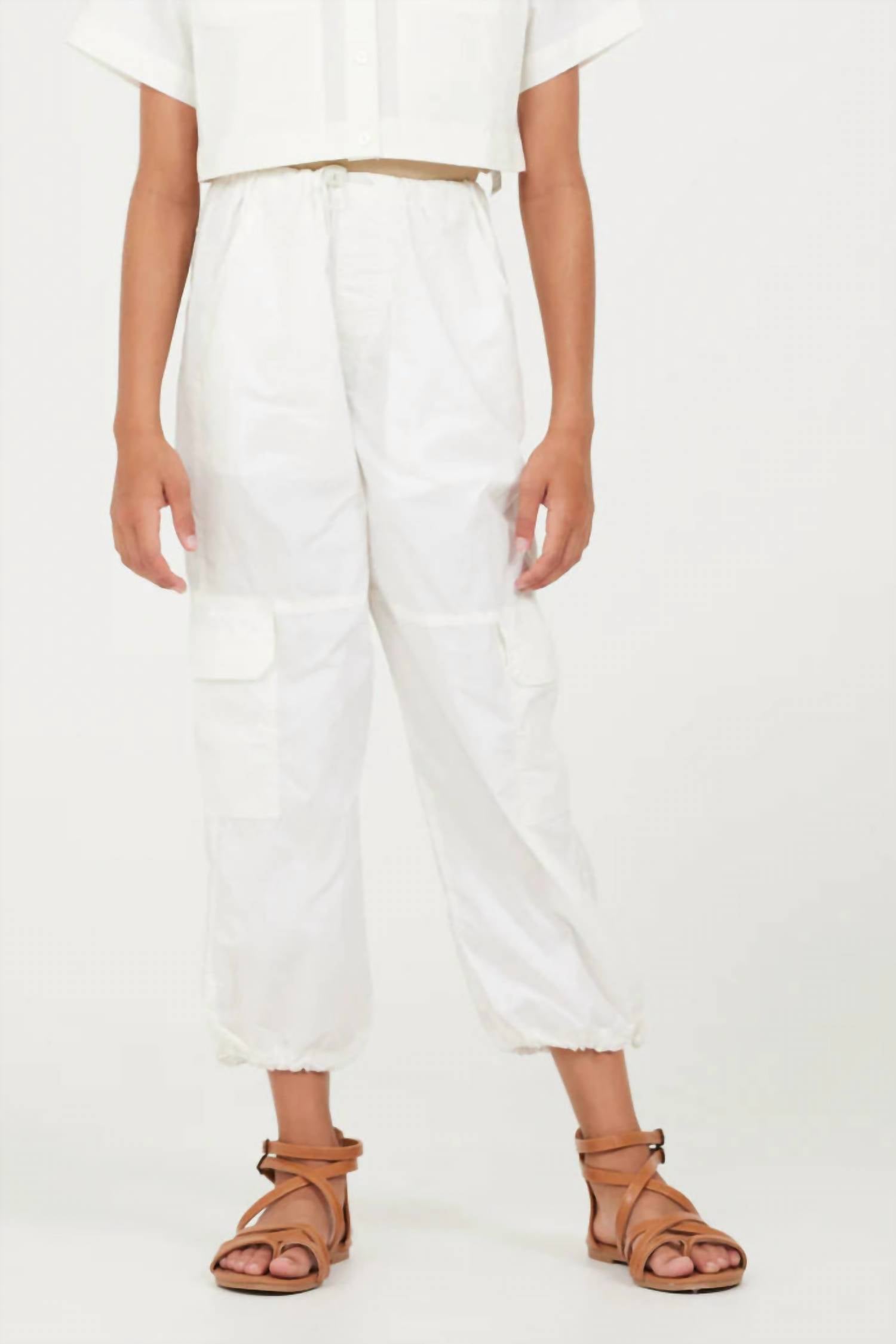 Vintage Havana - Oyster Parachute Pants