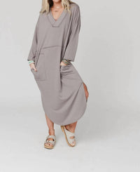 Three Bird Nest - Meadow Long Sleeve Slit Maxi Dress