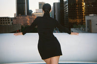 Gil Rodriguez - Bellevue Turtleneck Long Sleeve Mini Dress