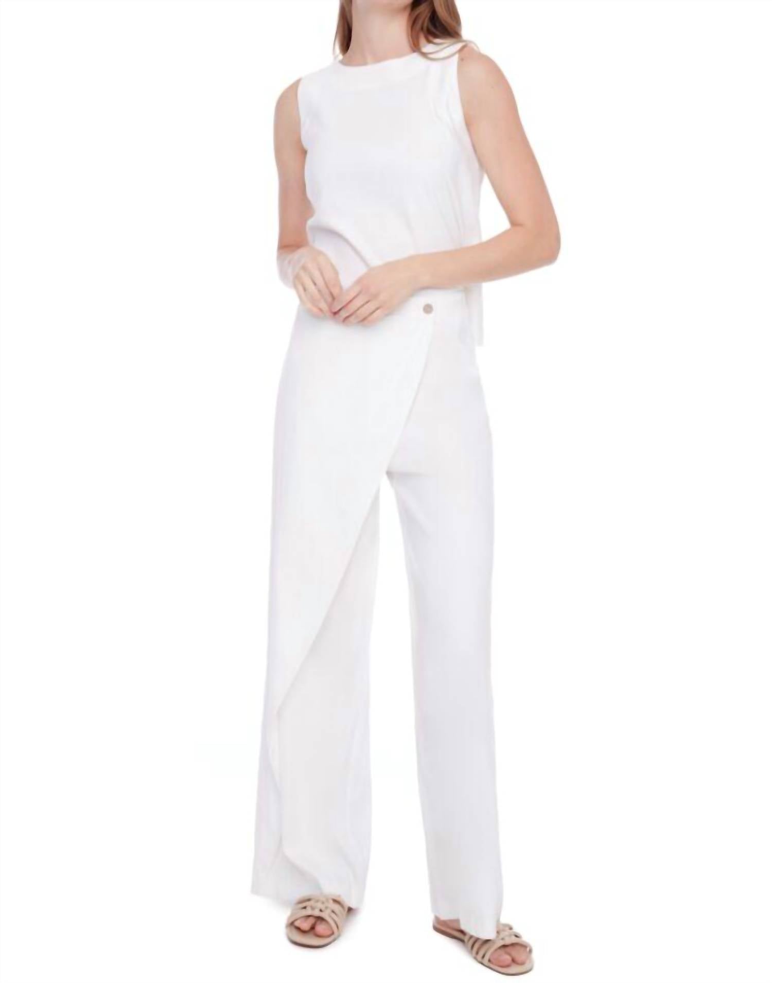 I Love Tyler Madison - Darcy Wide Leg Linen Pants