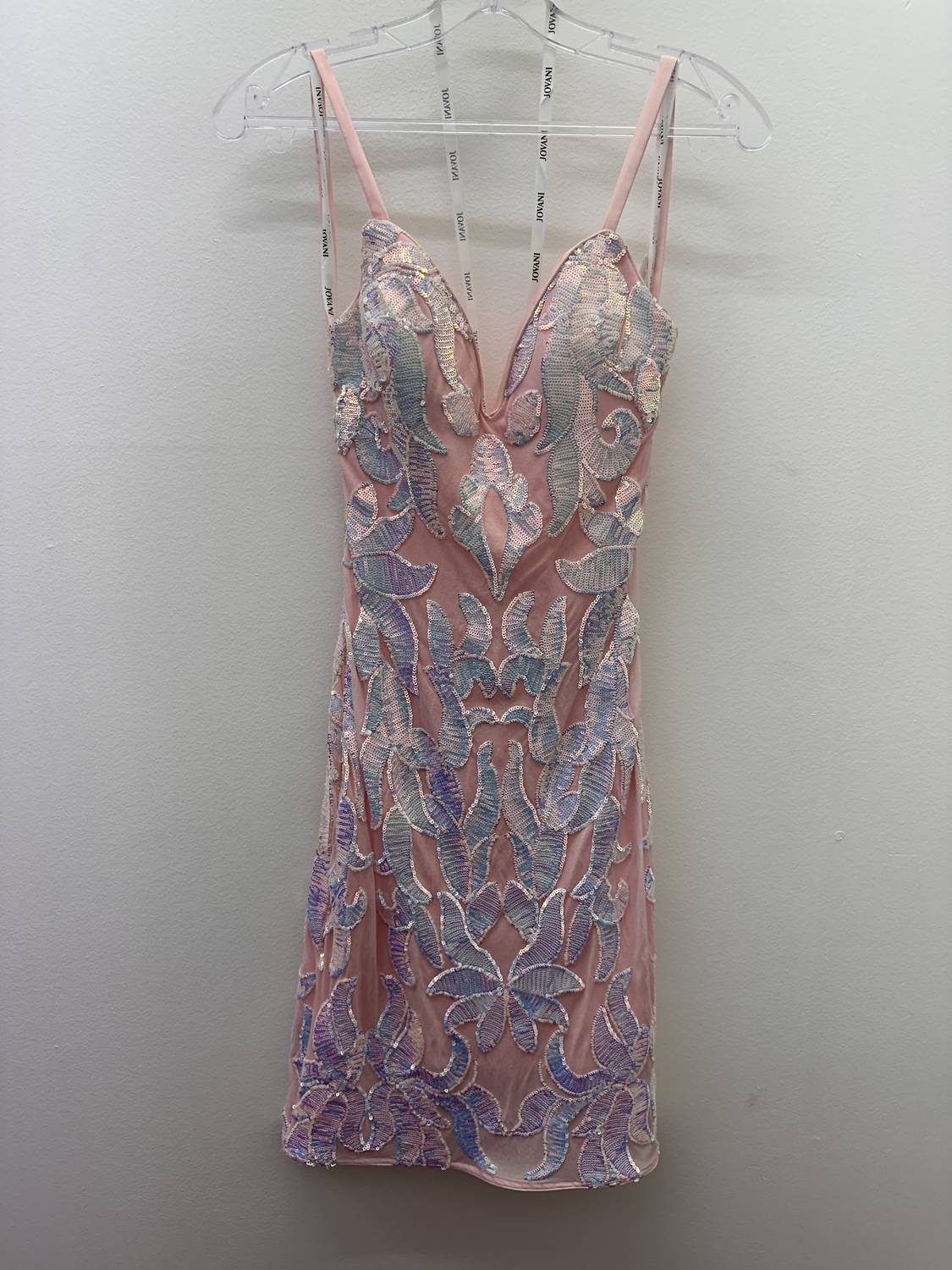 Jovani - Women's Beaded V-neck Homecoming Dress