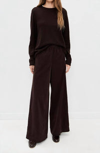 Atm - Corduroy Wide Leg Pull On Pant