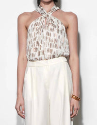Greylin - Women's Cameron Wide Strap Halter Top