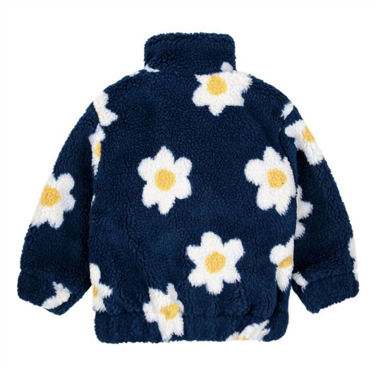 Bobo Choses - Girl's Flower Fleece Coat